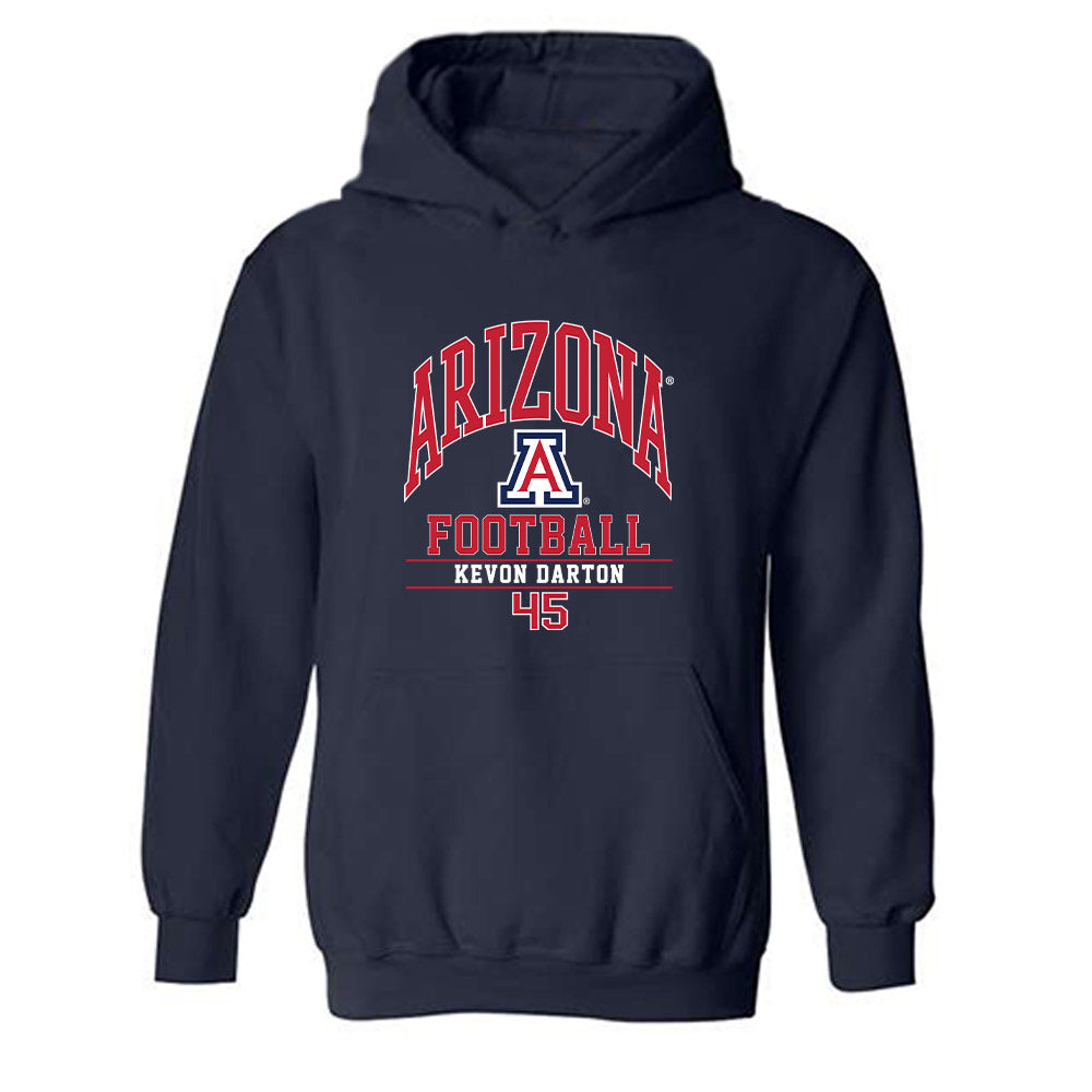 Arizona - NCAA Football : Kevon Darton - Classic Fashion Shersey Hooded Sweatshirt