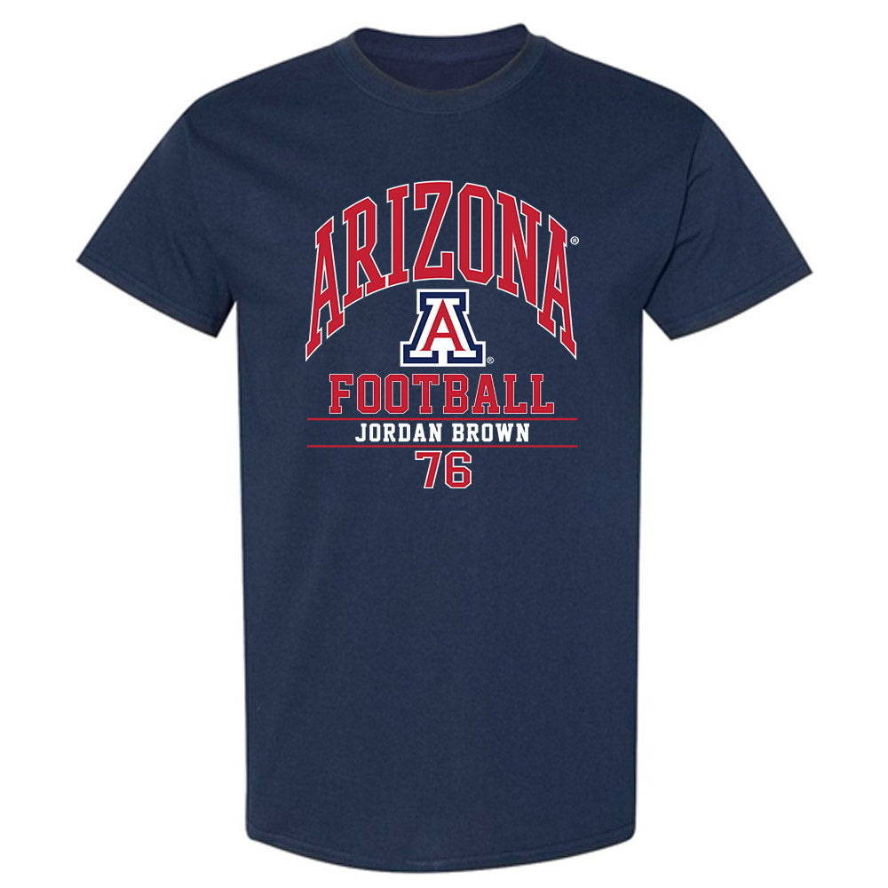 Arizona - NCAA Football : Jordan Brown - Classic Fashion Shersey T-Shirt-0