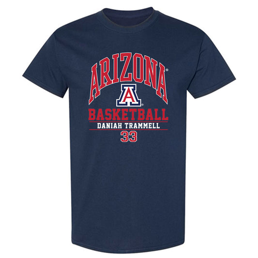 Arizona - NCAA Women's Basketball : Daniah Trammell - Classic Fashion Shersey T-Shirt-0