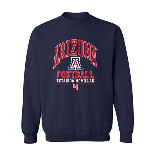 Arizona - NCAA Football : Tetairoa McMillan - Classic Fashion Shersey Crewneck Sweatshirt
