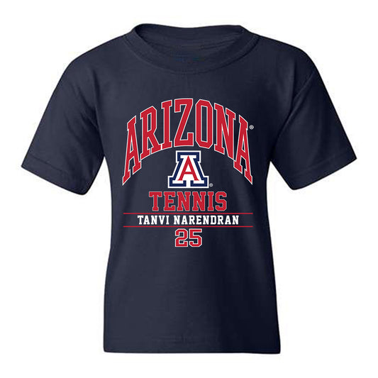 Arizona - NCAA Women's Tennis : Tanvi Narendran - Classic Fashion Shersey Youth T-Shirt-0