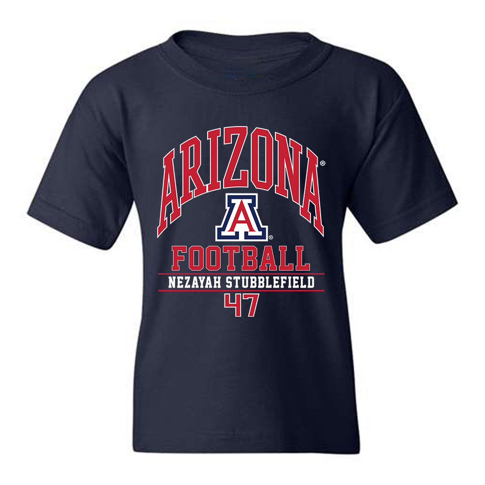 Arizona - NCAA Football : Nezayah Stubblefield - Youth T-Shirt Classic Fashion Shersey
