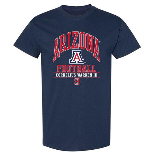 Arizona - NCAA Football : Cornelius Warren III - Classic Fashion Shersey T-Shirt-0