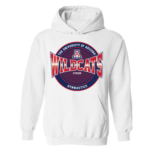 Arizona - NCAA Women's Gymnastics : Emma Strom - Classic Fashion Shersey Hooded Sweatshirt-0