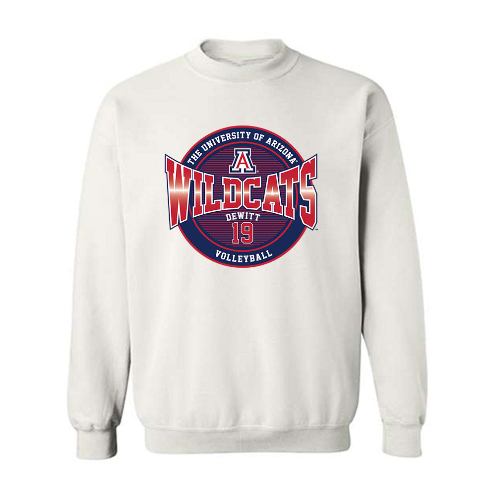 Arizona - NCAA Women's Volleyball : Amanda DeWitt - Classic Fashion Shersey Crewneck Sweatshirt-0