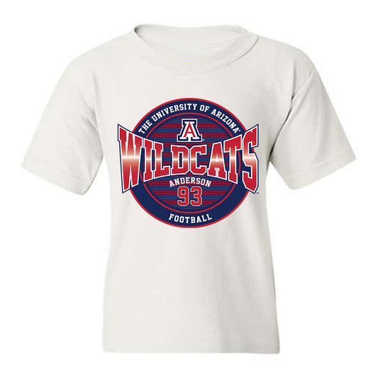 Arizona - NCAA Football : Jarra Anderson - Classic Fashion Shersey Youth T-Shirt-0