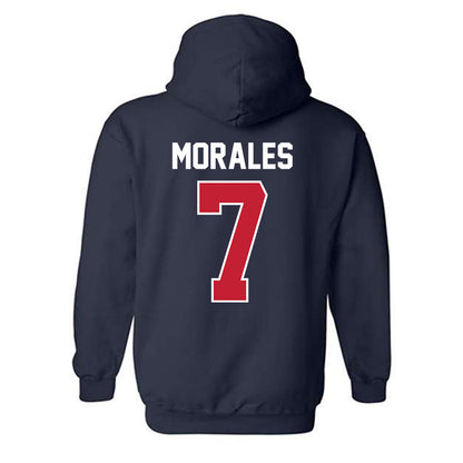 Arizona - NCAA Baseball : Richie Morales - Sports Shersey Hooded Sweatshirt