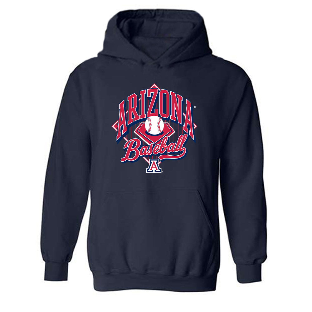 Arizona - NCAA Baseball : Garrett Hicks - Sports Shersey Hooded Sweatshirt