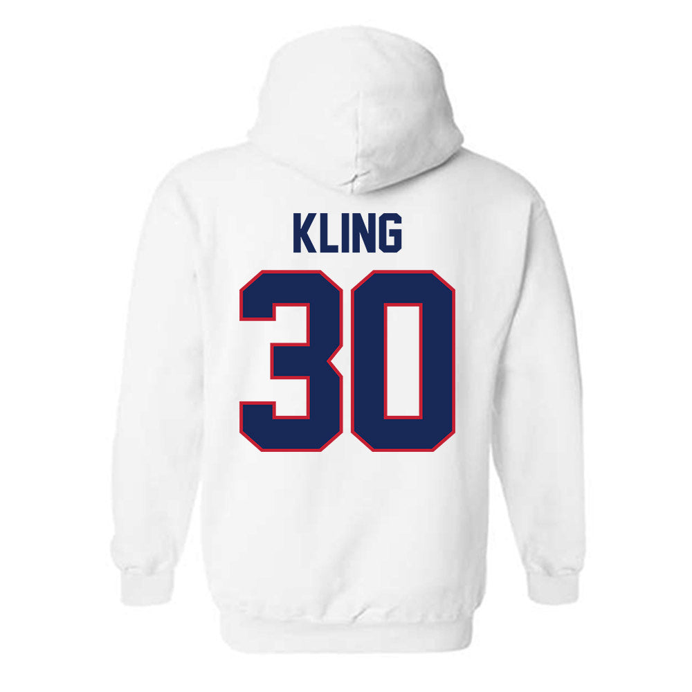Arizona - NCAA Baseball : Corey Kling - Sports Shersey Hooded Sweatshirt-1