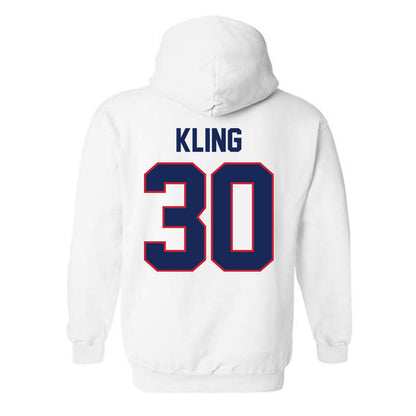 Arizona - NCAA Baseball : Corey Kling - Sports Shersey Hooded Sweatshirt-1