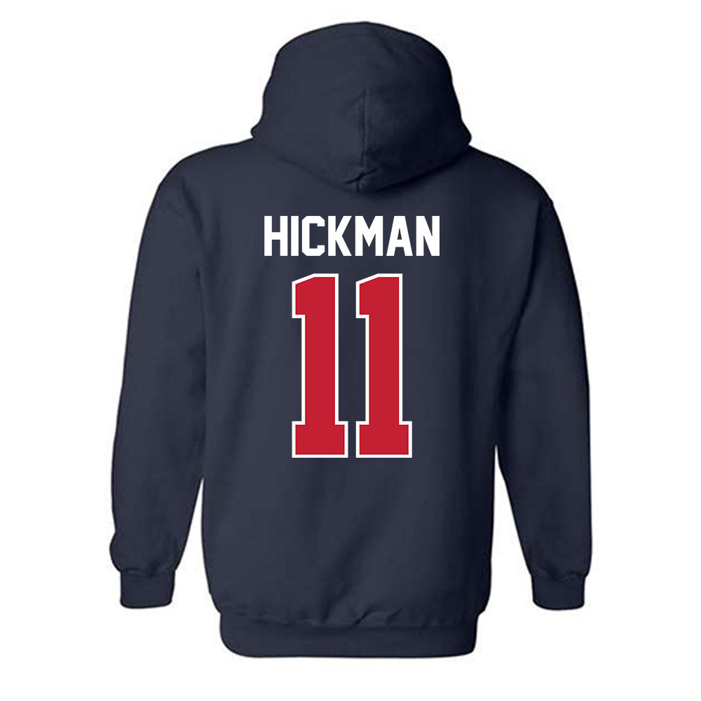 Arizona - NCAA Baseball : Benton Hickman - Sports Shersey Hooded Sweatshirt-1