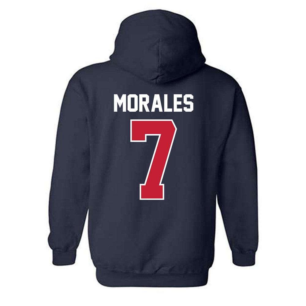 Arizona - NCAA Baseball : Richie Morales - Sports Shersey Hooded Sweatshirt