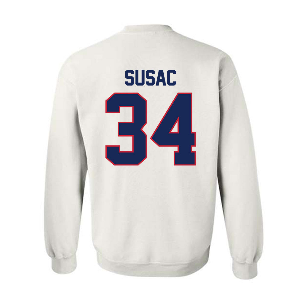 Arizona - NCAA Baseball : Anthony Susac -  Crewneck Sweatshirt Sports Shersey