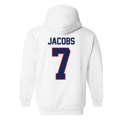 Arizona - NCAA Baseball : Andrew Jacobs - Sports Shersey Hooded Sweatshirt-1