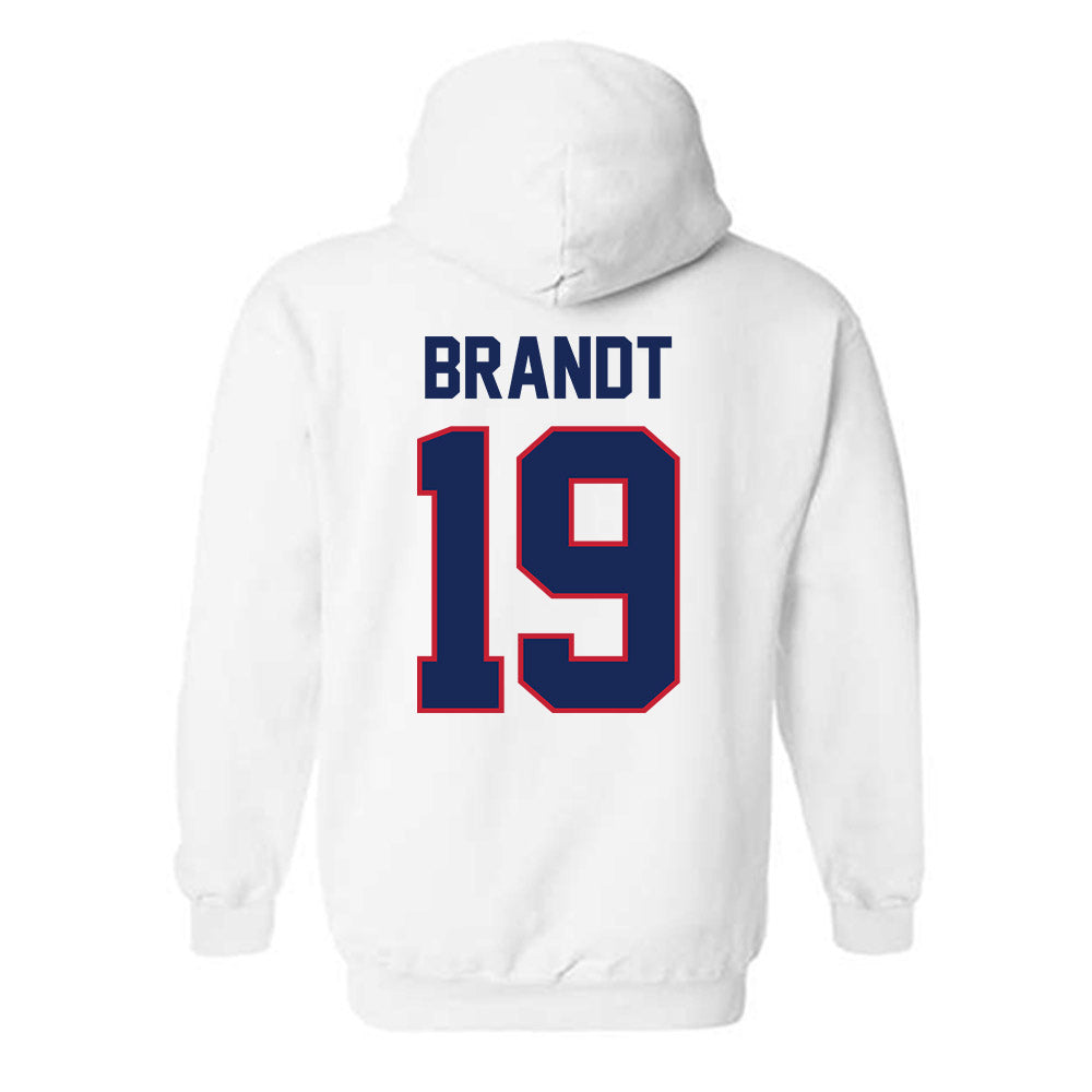 Arizona - NCAA Baseball : Evan Brandt - Sports Shersey Hooded Sweatshirt-1