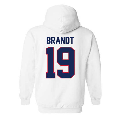 Arizona - NCAA Baseball : Evan Brandt - Sports Shersey Hooded Sweatshirt-1