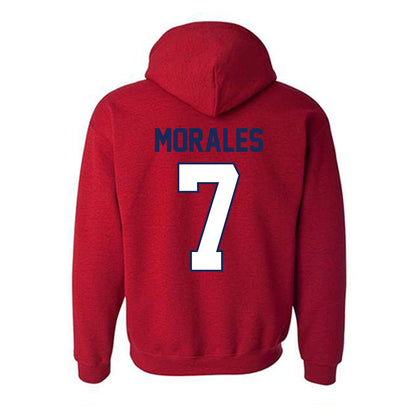 Arizona - NCAA Baseball : Richie Morales - Sports Shersey Hooded Sweatshirt