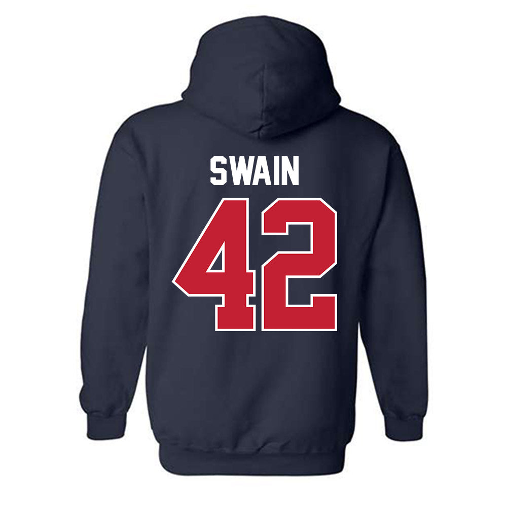  - NCAA Softball : Saya Swain - Sports Shersey Hooded Sweatshirt-1