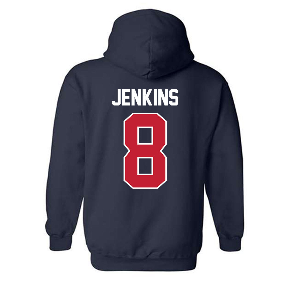 Arizona - NCAA Softball : Grace Jenkins - Sports Shersey Hooded Sweatshirt-1