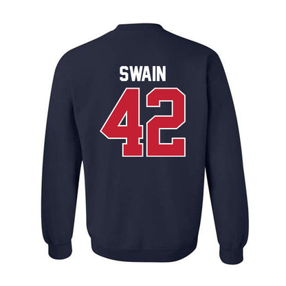  - NCAA Softball : Saya Swain - Sports Shersey Crewneck Sweatshirt-1