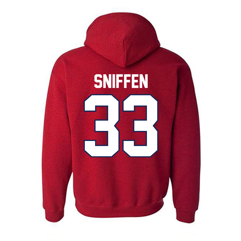 Arizona - NCAA Softball : Jenna Sniffen - Sports Shersey Hooded Sweatshirt-1