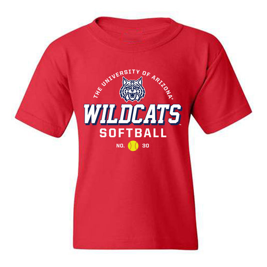 Arizona - NCAA Softball : Blaise Biringer - Youth T-Shirt Sports Shersey