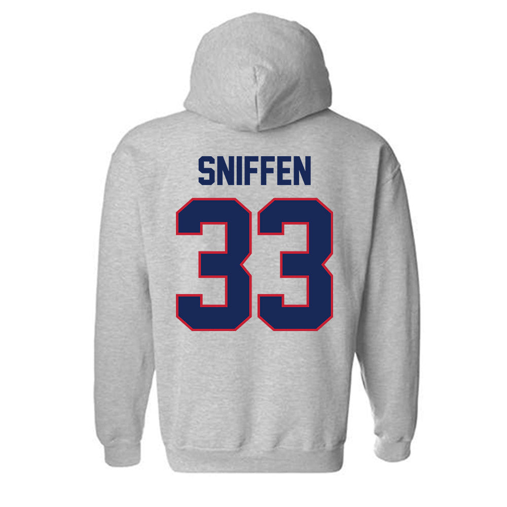 Arizona - NCAA Softball : Jenna Sniffen - Sports Shersey Hooded Sweatshirt-1