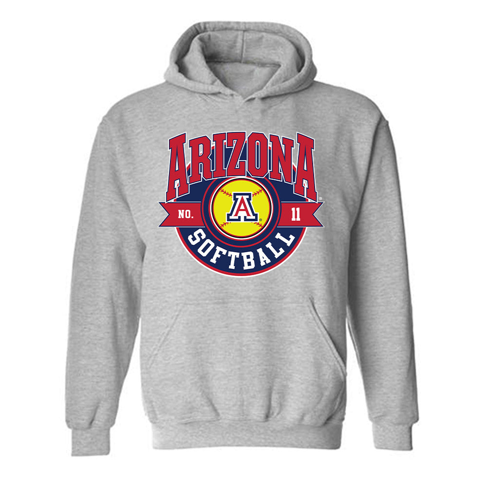 Arizona - NCAA Softball : Miranda Stoddard - Hooded Sweatshirt Sports Shersey