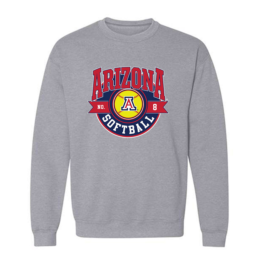 Arizona - NCAA Softball : Grace Jenkins - Sports Shersey Crewneck Sweatshirt-0