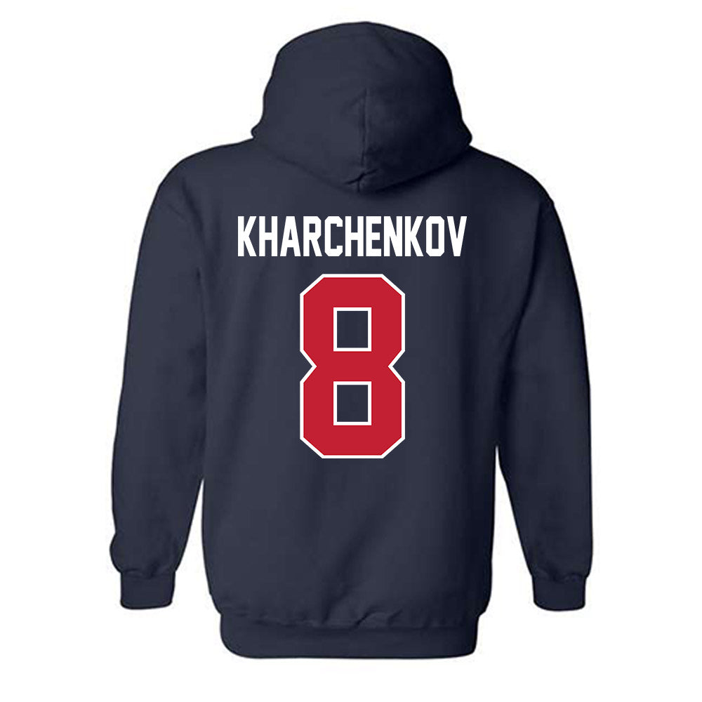Arizona - NCAA Men's Basketball : Ivan Kharchenkov - Sports Shersey Hooded Sweatshirt-1