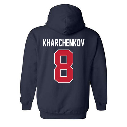 Arizona - NCAA Men's Basketball : Ivan Kharchenkov - Sports Shersey Hooded Sweatshirt-1