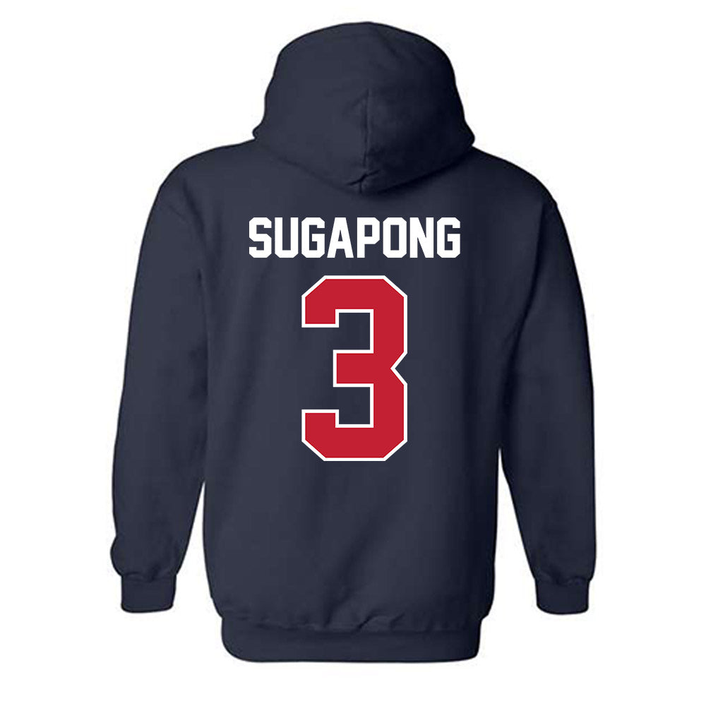 Arizona - NCAA Women's Basketball : Sumayah Sugapong - Sports Shersey Hooded Sweatshirt-1