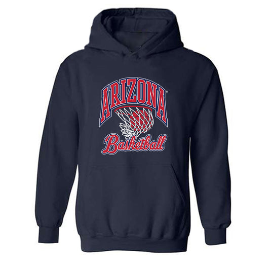 Arizona - NCAA Men's Basketball : Jackson Cook - Sports Shersey Hooded Sweatshirt-0