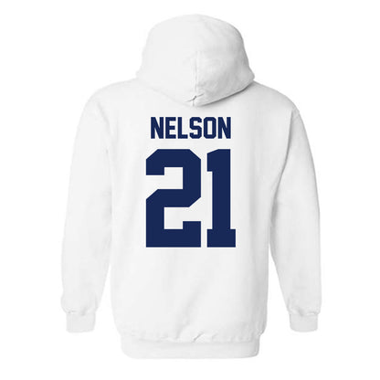 Arizona - NCAA Men's Basketball : Evan Nelson - Sports Shersey Hooded Sweatshirt-1