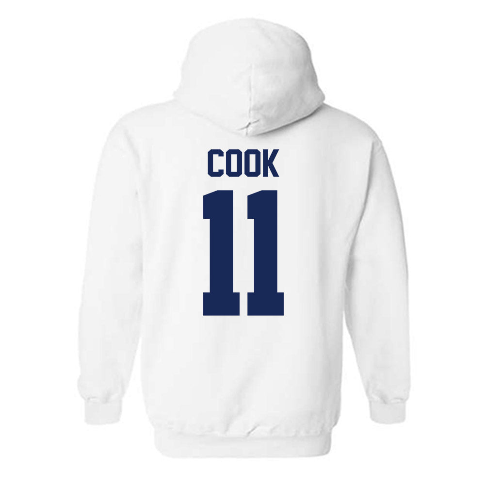 Arizona - NCAA Men's Basketball : Jackson Cook - Sports Shersey Hooded Sweatshirt-1