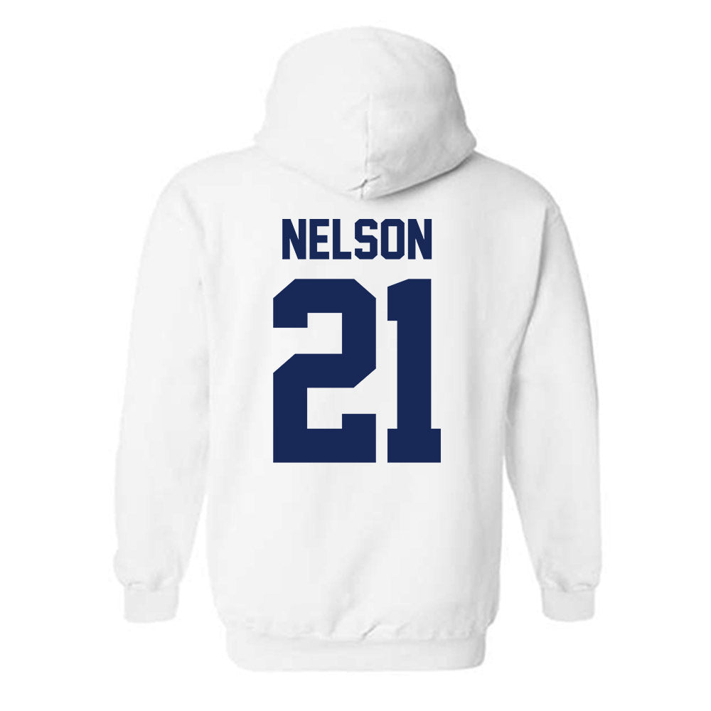 Arizona - NCAA Men's Basketball : Evan Nelson - Sports Shersey Hooded Sweatshirt-1