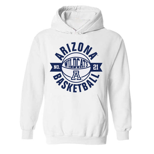 Arizona - NCAA Men's Basketball : Evan Nelson - Sports Shersey Hooded Sweatshirt-0