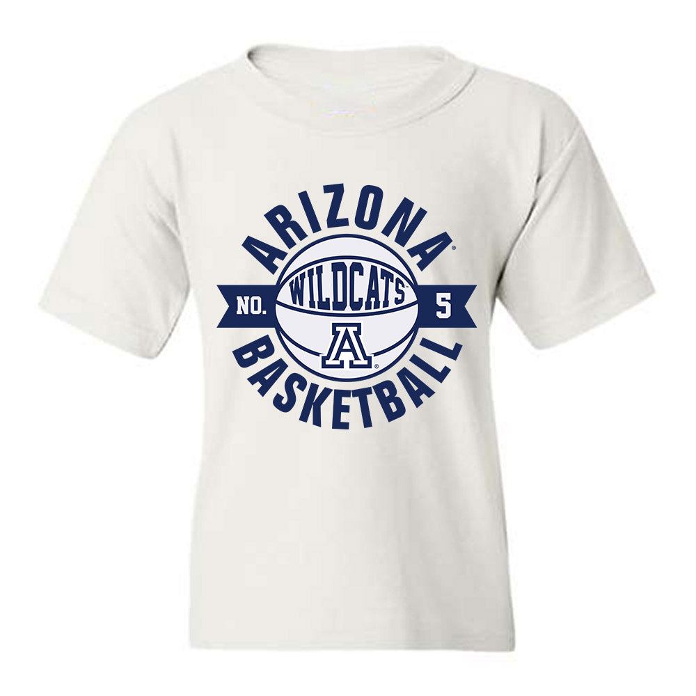 Arizona - NCAA Men's Basketball : Brayden Burries - Sports Shersey Youth T-Shirt-0