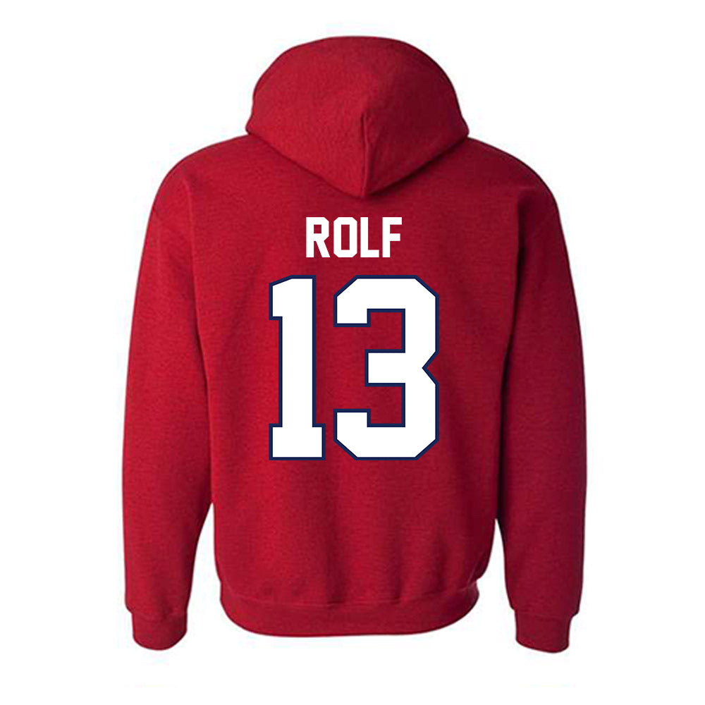 Arizona - NCAA Women's Basketball : Mailien Rolf - Sports Shersey Hooded Sweatshirt