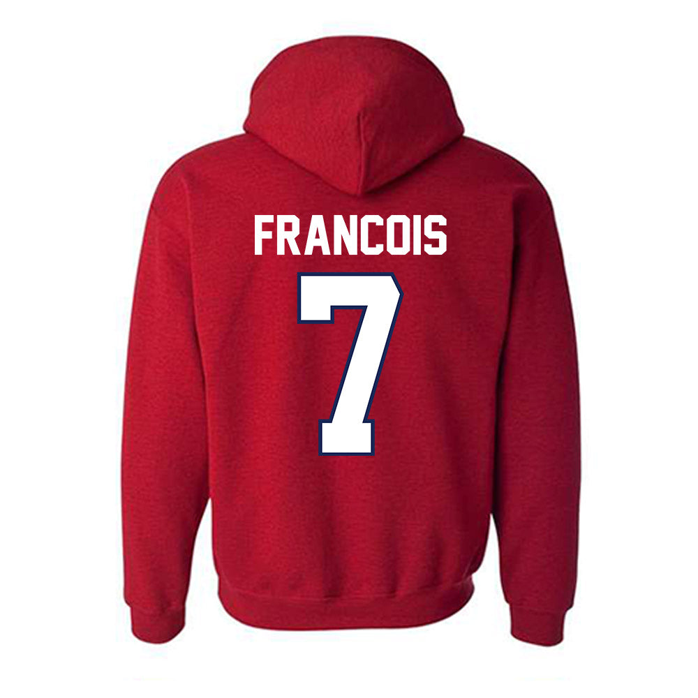 Arizona - NCAA Men's Basketball : Jackson Francois - Sports Shersey Hooded Sweatshirt-1