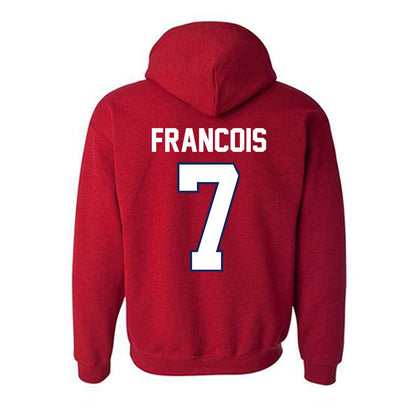 Arizona - NCAA Men's Basketball : Jackson Francois - Sports Shersey Hooded Sweatshirt-1
