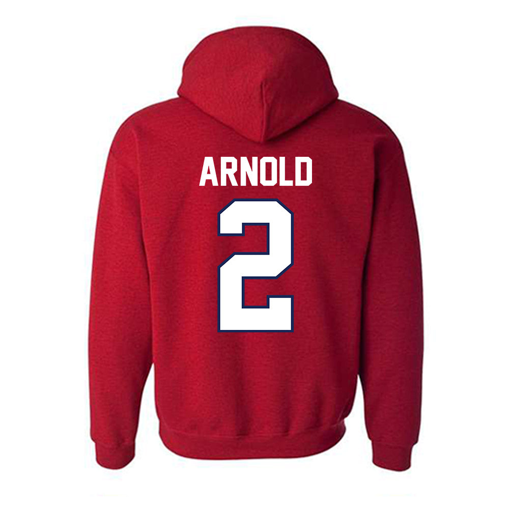  - NCAA Men's Basketball : Addison Arnold - Sports Shersey Hooded Sweatshirt-1