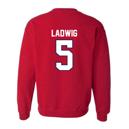 Arizona - NCAA Women's Basketball : Molly Ladwig - Sports Shersey Crewneck Sweatshirt-1