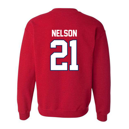 Arizona - NCAA Men's Basketball : Evan Nelson - Sports Shersey Crewneck Sweatshirt-1