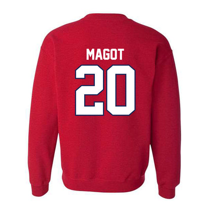 Arizona - NCAA Women's Basketball : Achol Magot - Sports Shersey Crewneck Sweatshirt-1