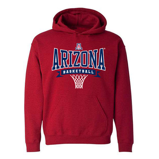 Arizona - NCAA Men's Basketball : Will Kuykendall - Hooded Sweatshirt Sports Shersey