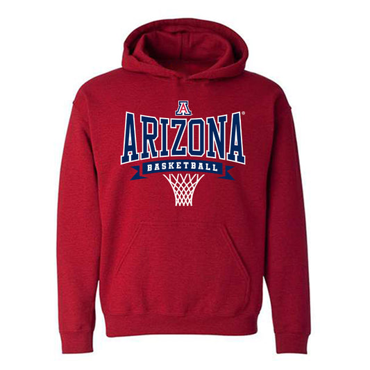 Arizona - NCAA Men's Basketball : Jaden Bradley - Sports Shersey Hooded Sweatshirt-0