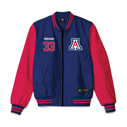 Arizona - NCAA Men's Basketball : William Menaugh - Bomber Jacket Jacket Bomber Jacket