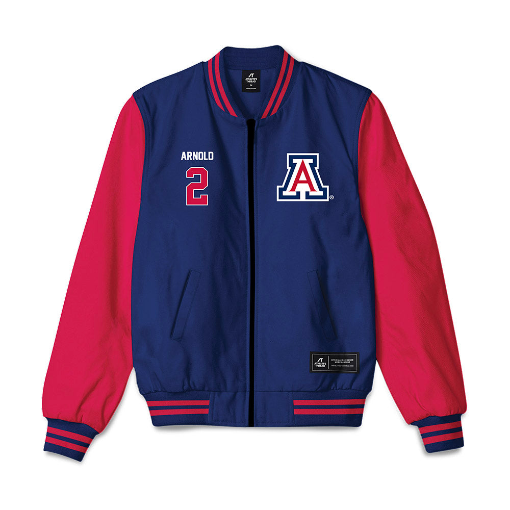  - NCAA Men's Basketball : Addison Arnold - Bomber Jacket-0