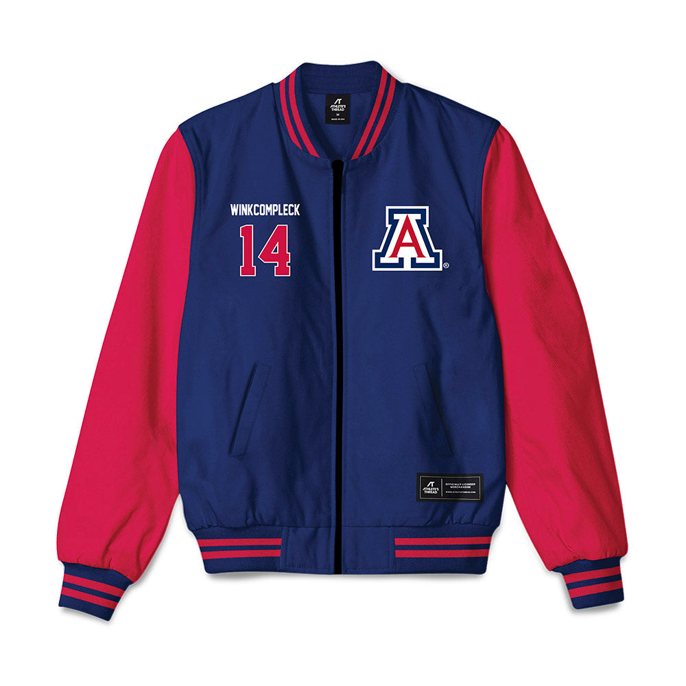 Arizona - NCAA Beach Volleyball : Reece Winkcompleck - Bomber Jacket-0